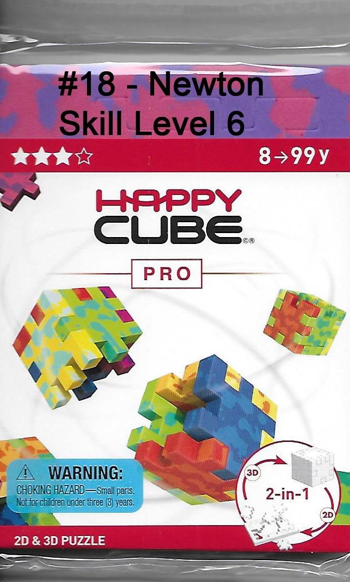 Happy Cube Puzzle Brain Teaser Cube Puzzle 3D Foam Puzzle – 6 styles available