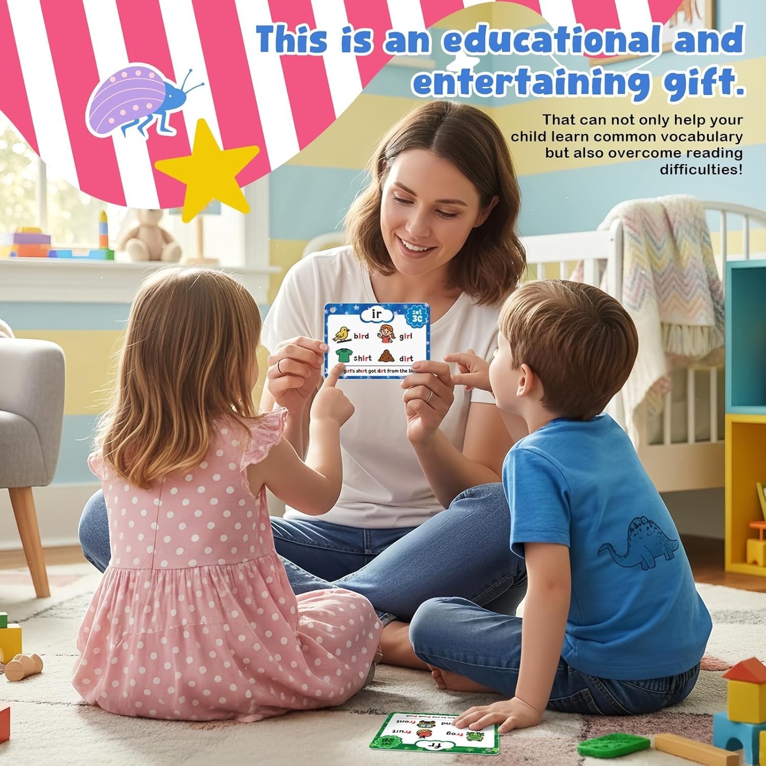 Phonics Flash Cards, Sight Words Flash Cards for Kindergarten, Learn to Read …