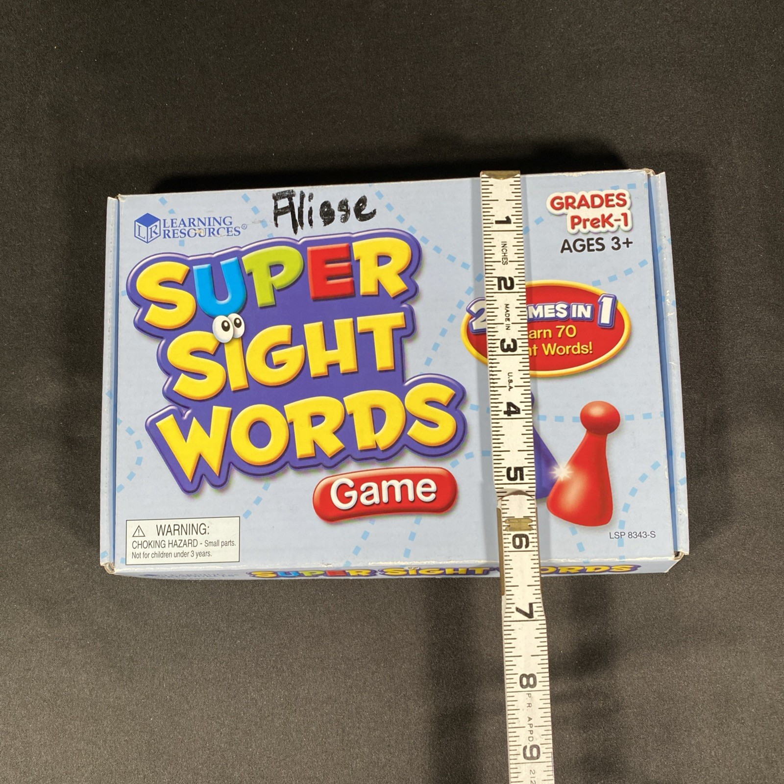 Sight Word Bingo Learning Resources PreK K Grade 1 Reading Game Two in One