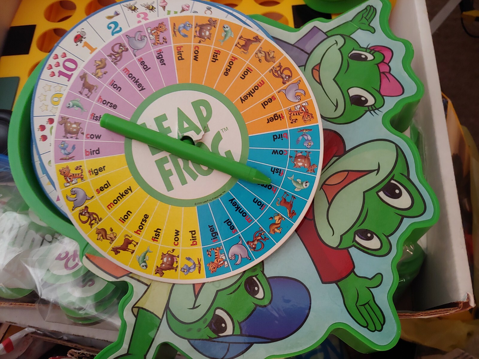 3 2006 Leap Frog Games Bingo. Leap In A Line, Dominoes By Cardinal
