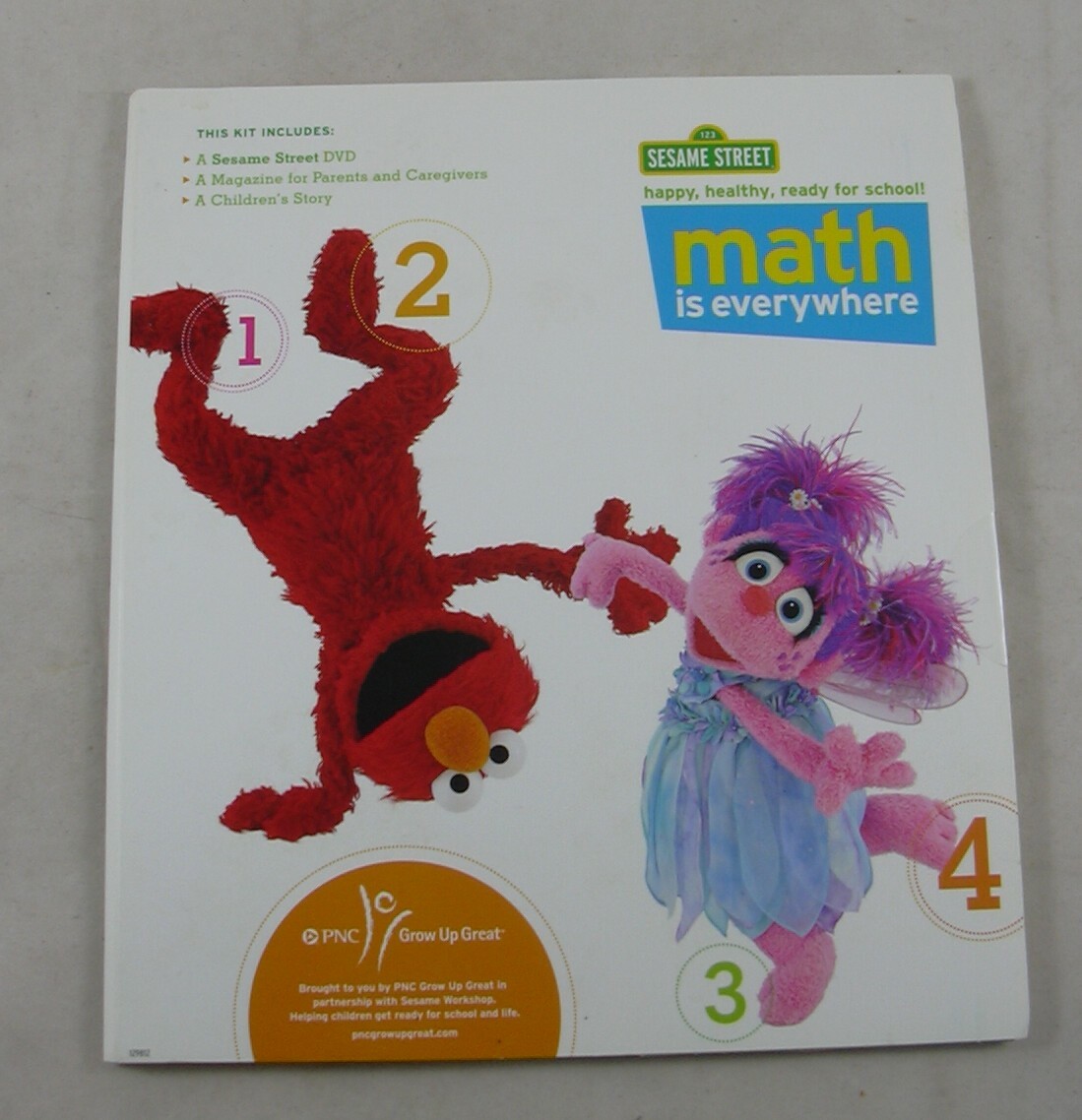 Sesame Street Elmo PNC Math is Everywhere DVD Grow up Great Kit Magazine & Story