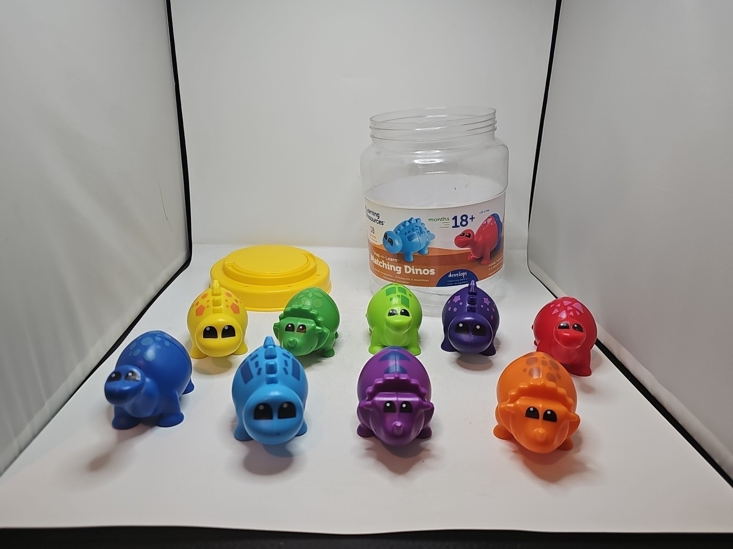 Learning Resources Snap-n-Learn Matching Dinos – 18 Pieces