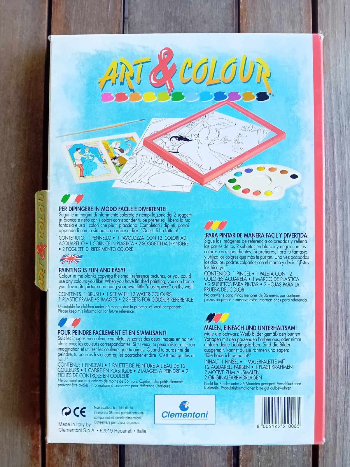 Art & Colour – Clementoni – Disney – 90s – Used.