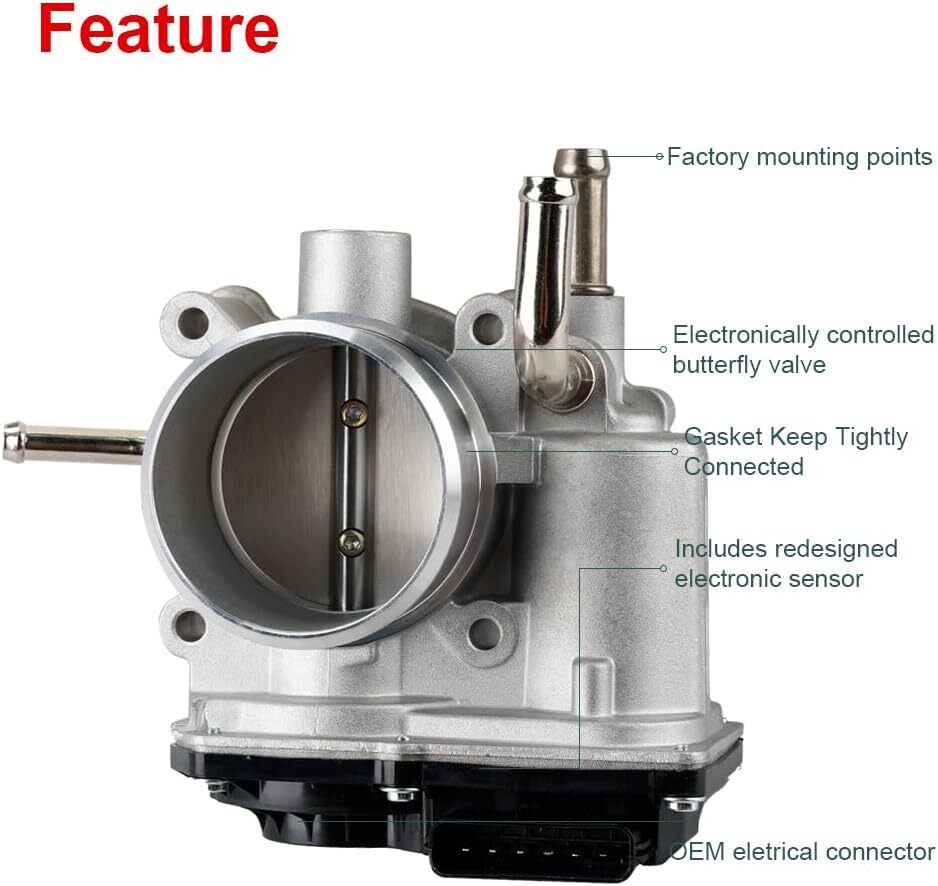 Electronic Throttle Body Assembly Compatible with Dodge Attitude 2012-2014 1.6L