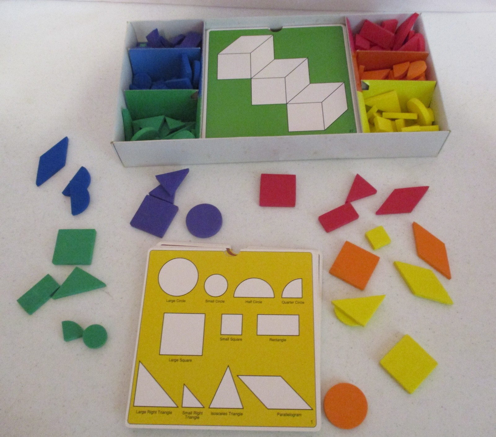 Playful Patterns-Design Activity-19 Cards-6 Colors Foam-1996-Vintage-As Shown