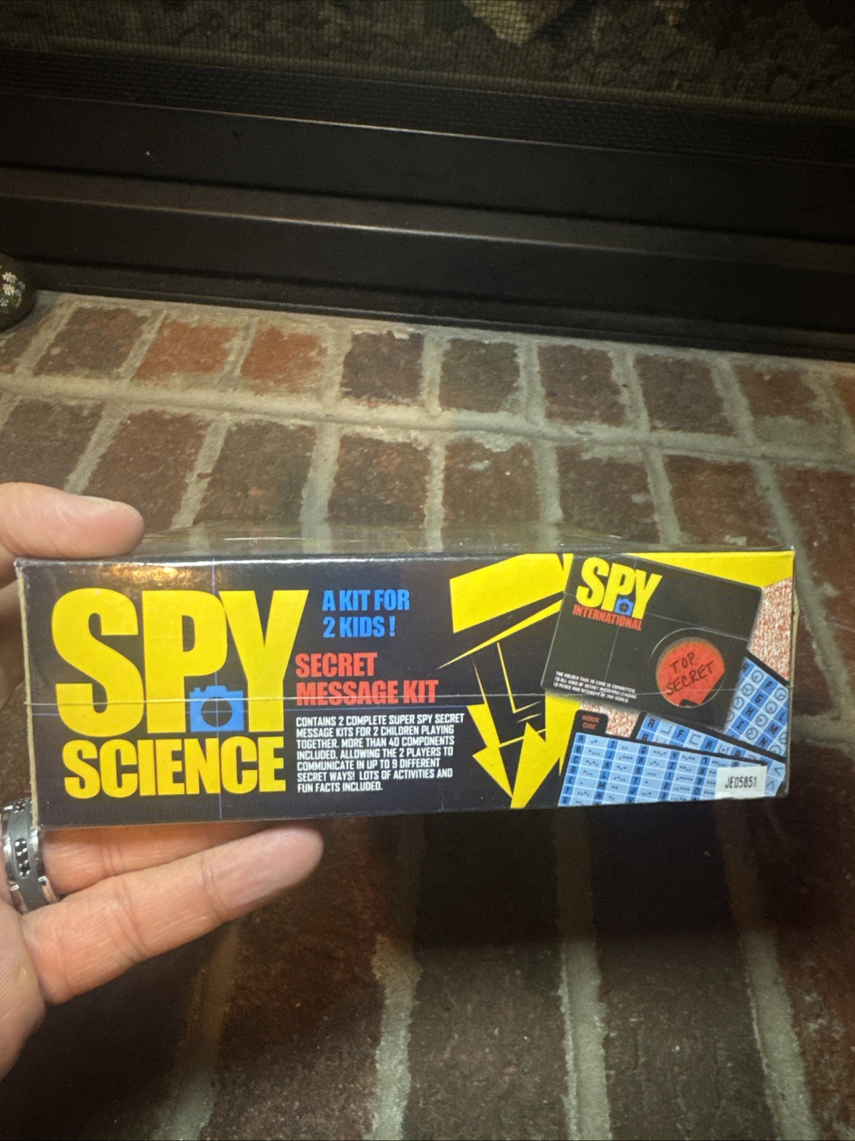 Spy Science Secret Spy Message Kit for 2 children playing together Code Decode