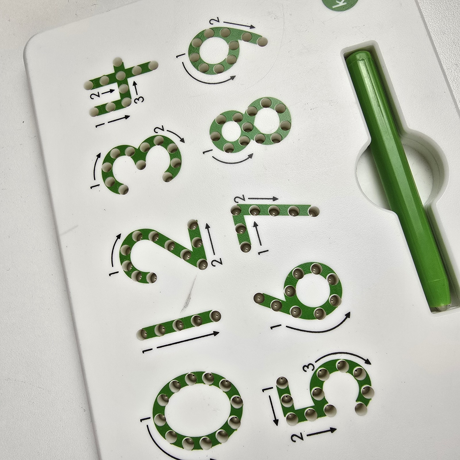 Kid O Alphabet Numbers Writing MAGNATAB A to Z Upper Case Letter Reusable