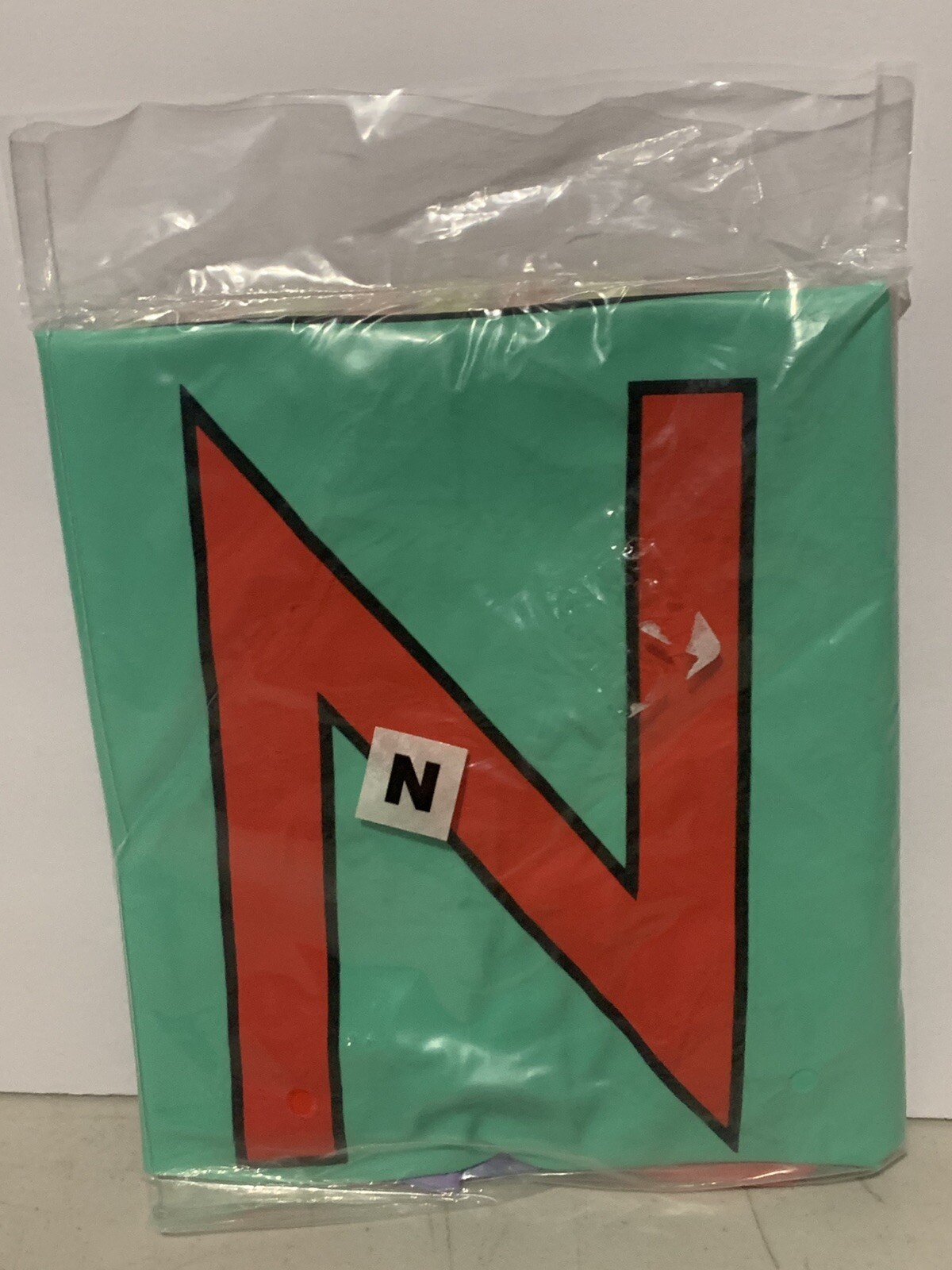 The Letter People Educational Inflatable 20” Huggables Letter N Sealed New 2004