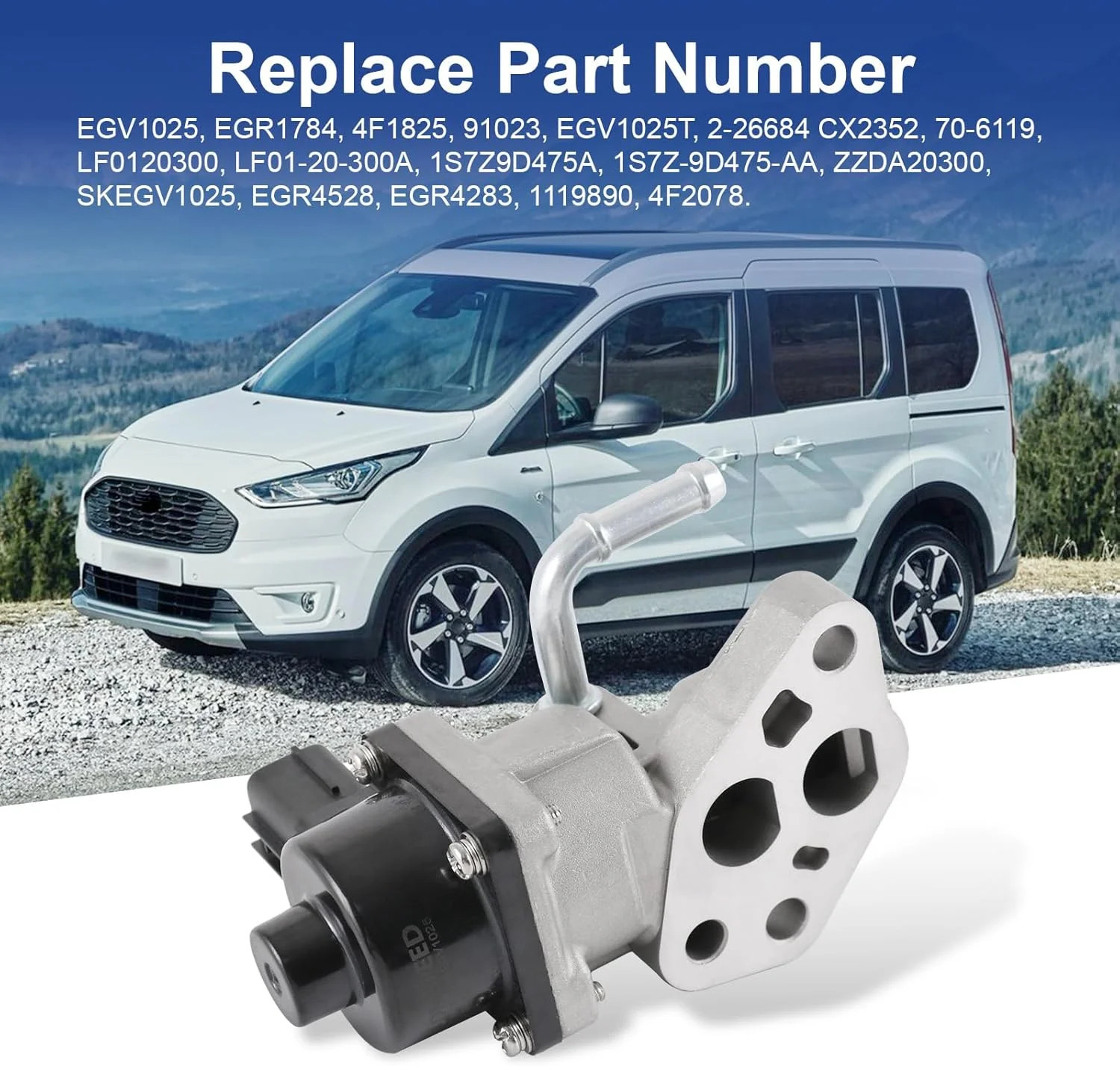 EGR Exhaust Gas Recirculation Valve For Ford Escape Focus Fusion Transit Connect