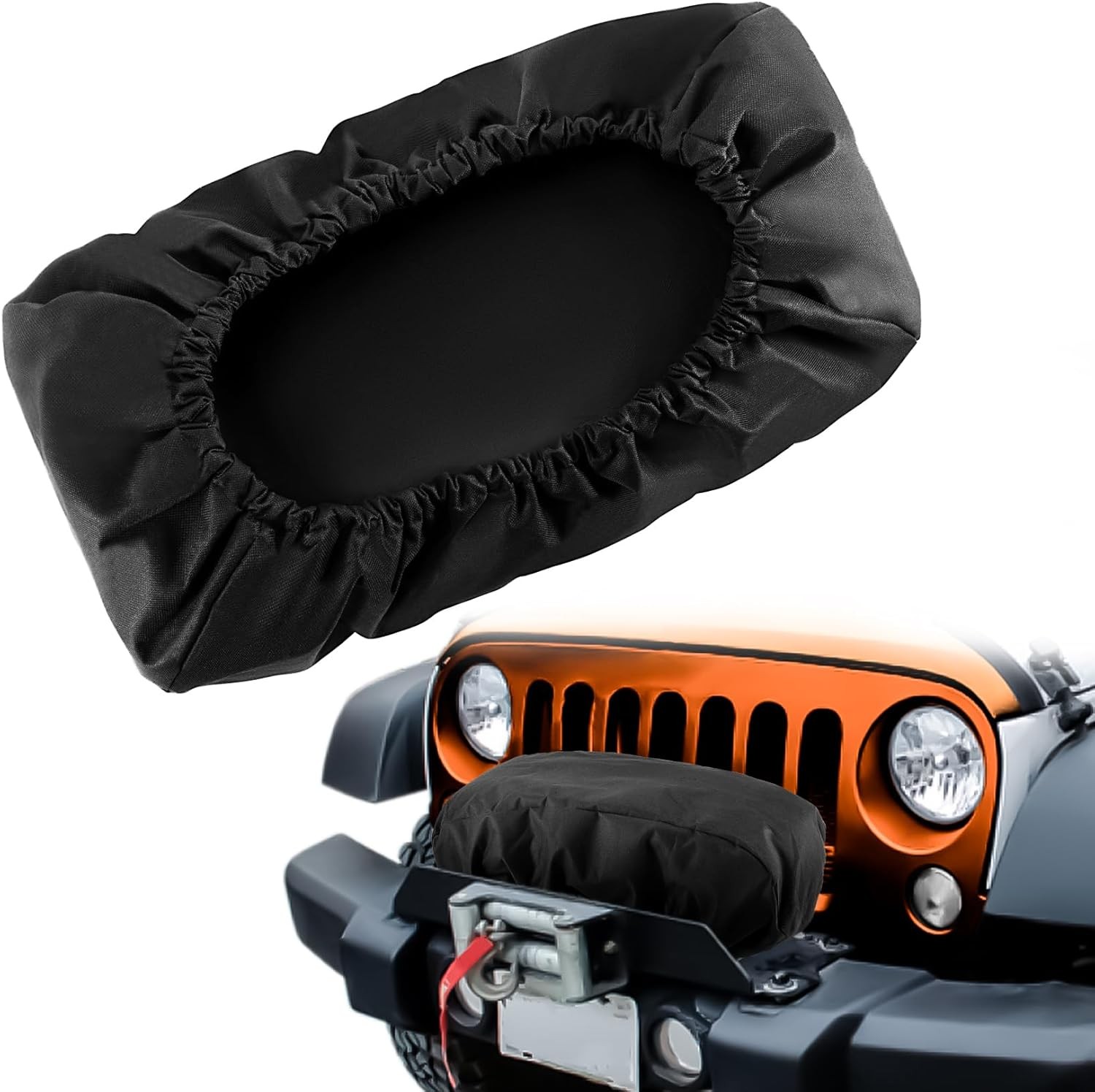 Winch Cover – Heavy Duty Winch Cover Waterproof Dust-Proof Trailer Winch Cover