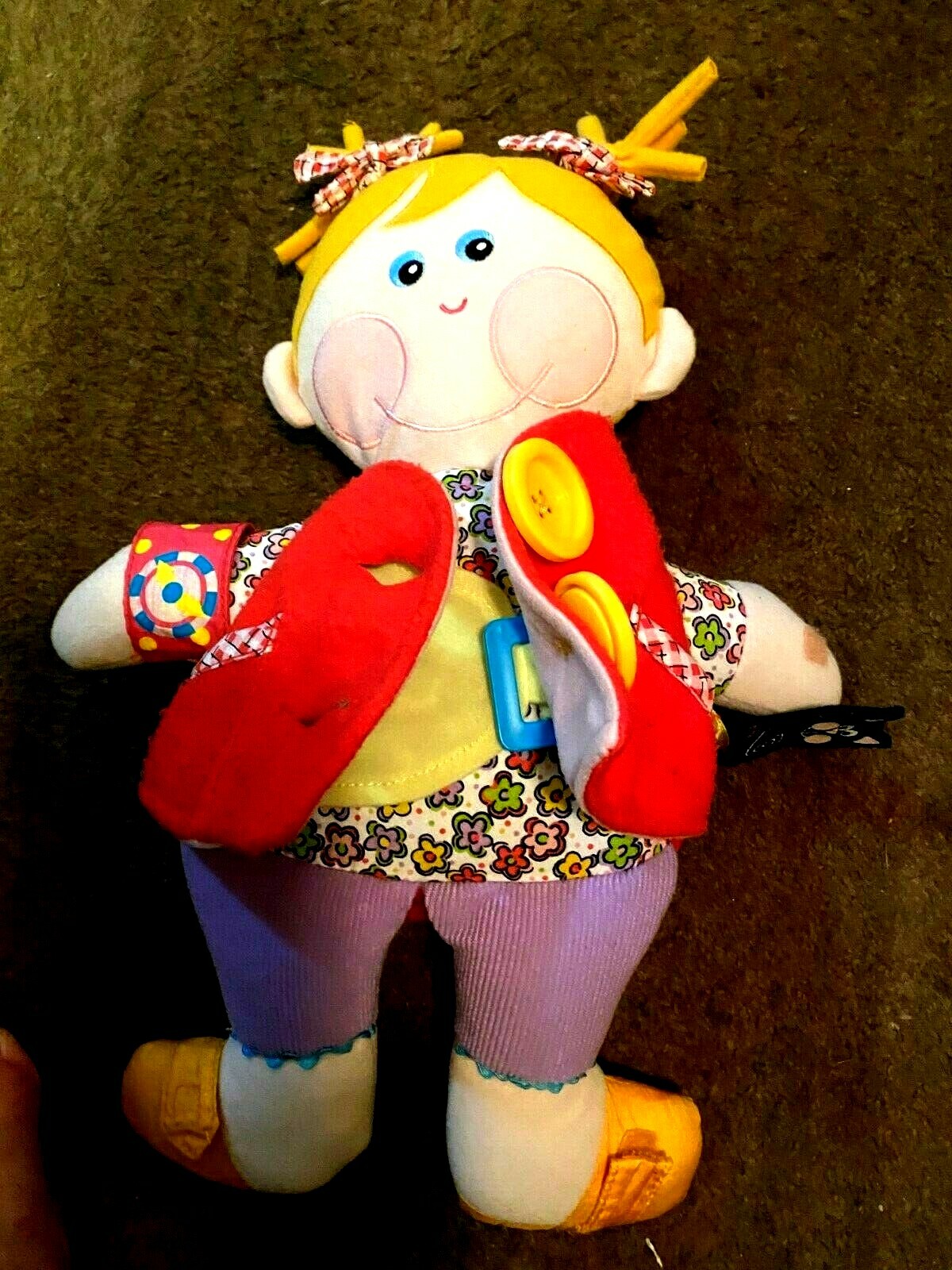 Dressy Bessy Learn to Dress Doll 15″ tall – 2001 – Hasbro/Playschool Vintage