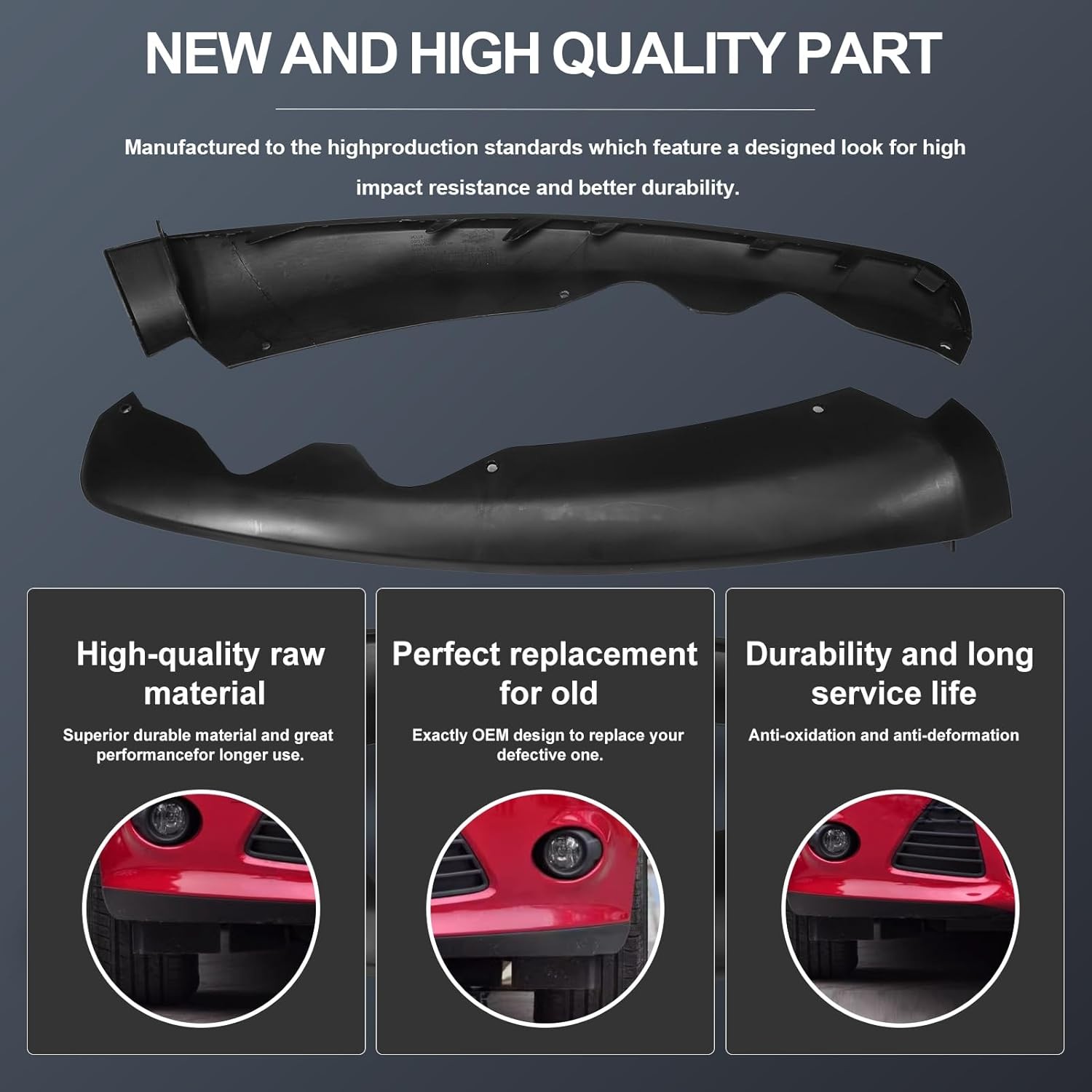 Front Bumper Grille Molding Trim Lower for 2013-2016 Fusion DS7Z17626BA