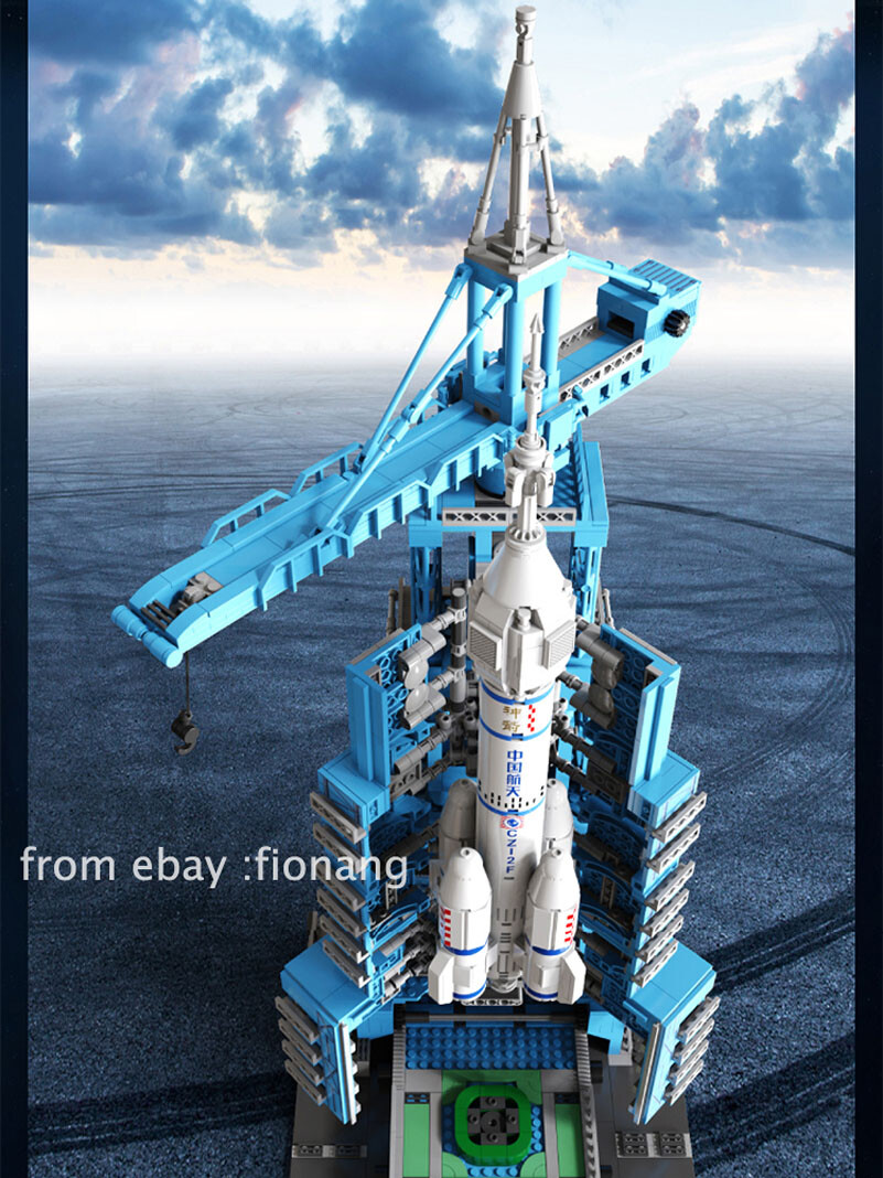 China Aerospace Building Blocks Rocket Model Boy Puzzle Assembly Toys Difficult