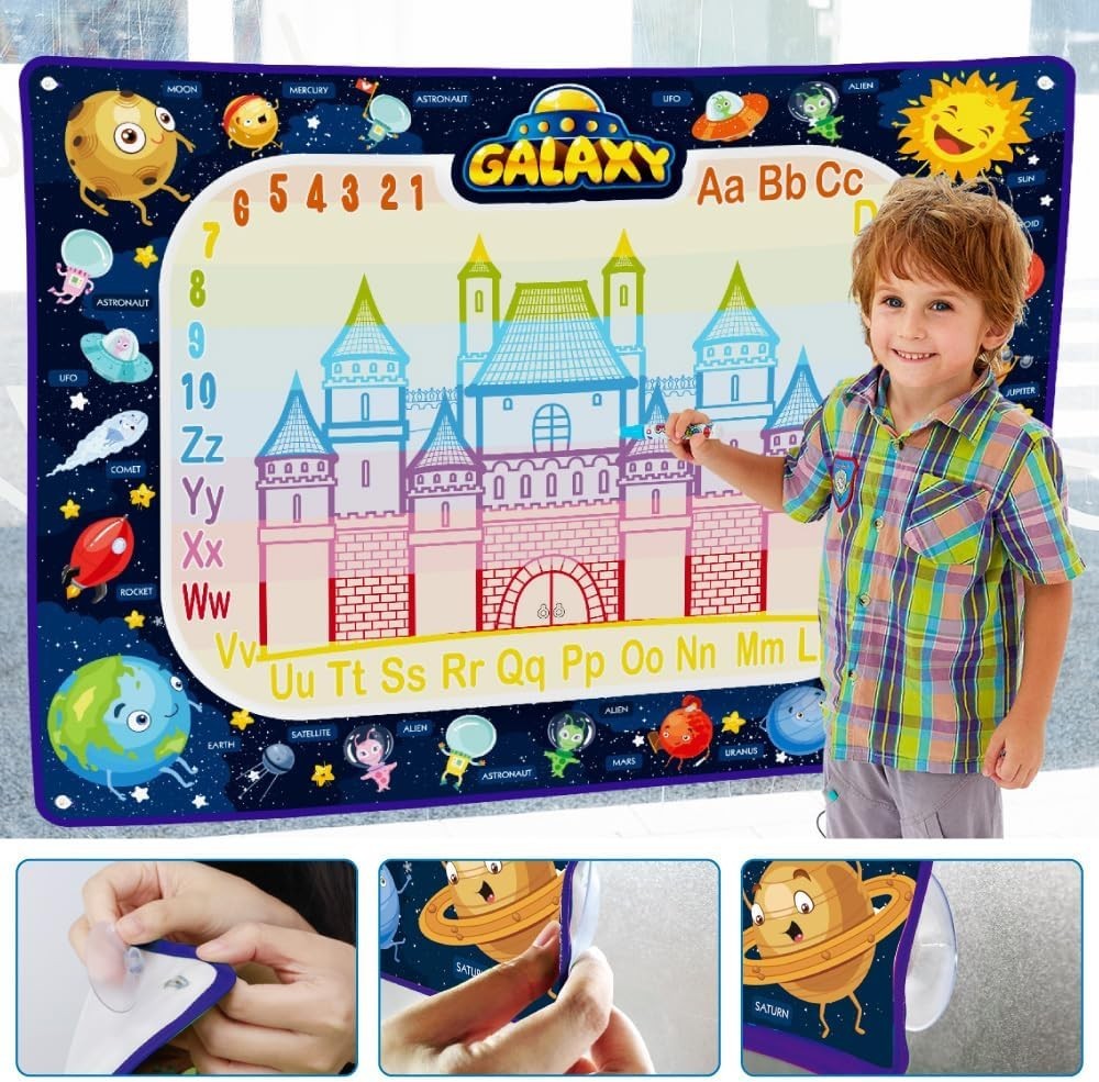 48″x36″ Large Magic Drawing Doodle Mat Educational Toys Christmas Birthday Gifts