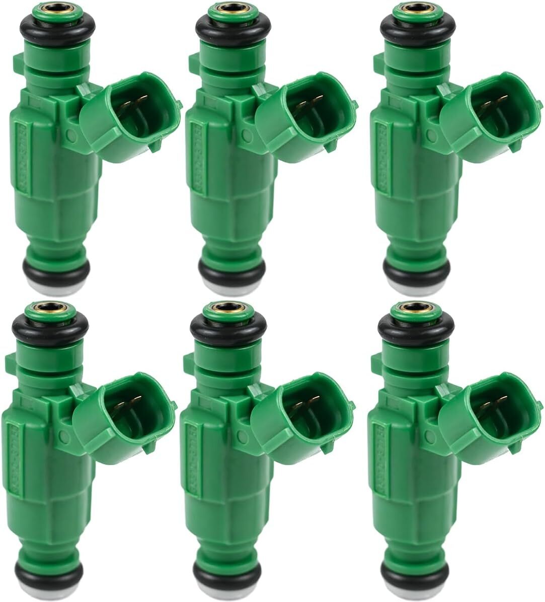 Fuel Injectors Set of 6 Compatible With Hyundai Sonata Santa Fe Tiburon Tucson