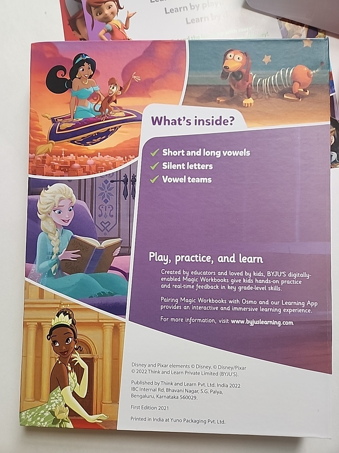 BYJUS Learning Kit: Disney, Grade 2 Learning Kit Active Learning Math Reading