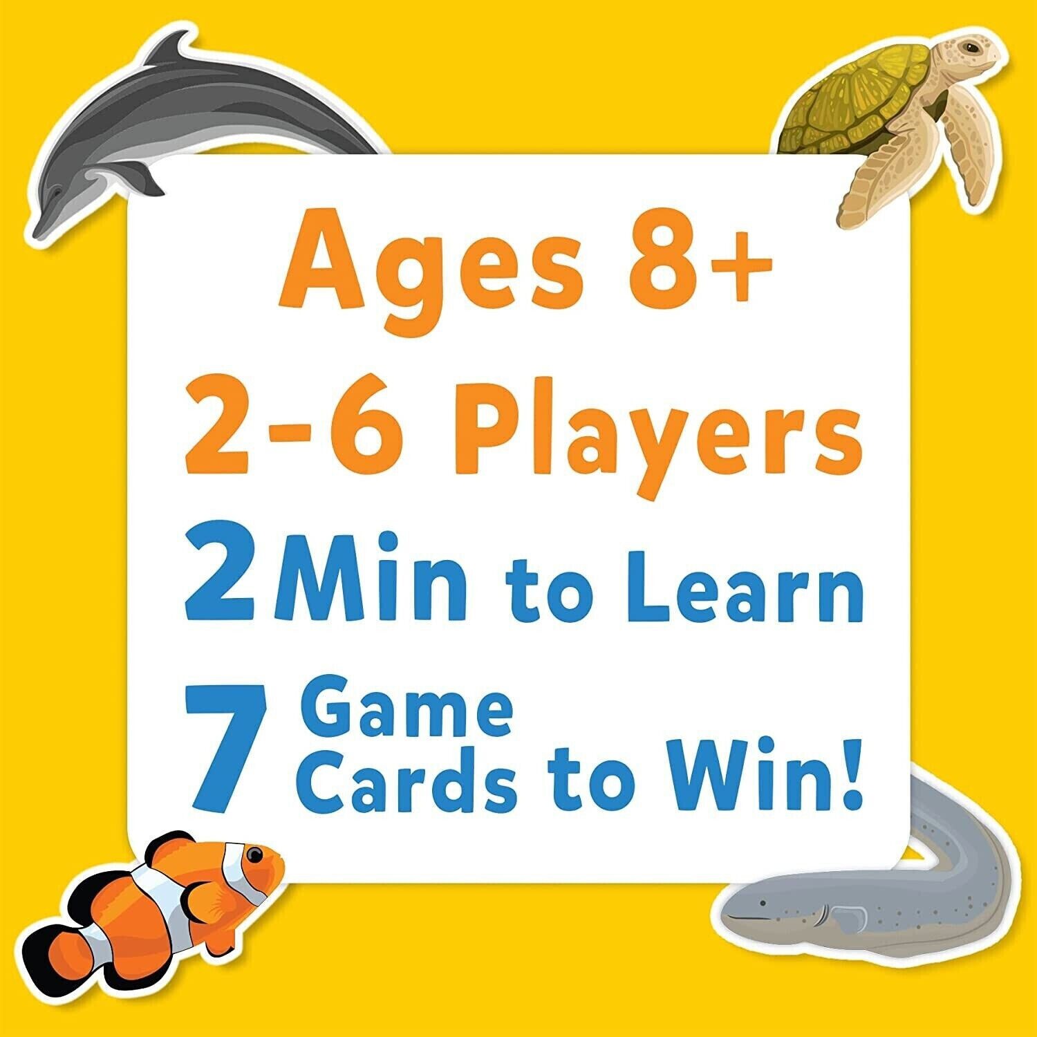 Skillmatics Card Game : Guess in 10 Underwater Animals | Gifts for Ages 8+ Years
