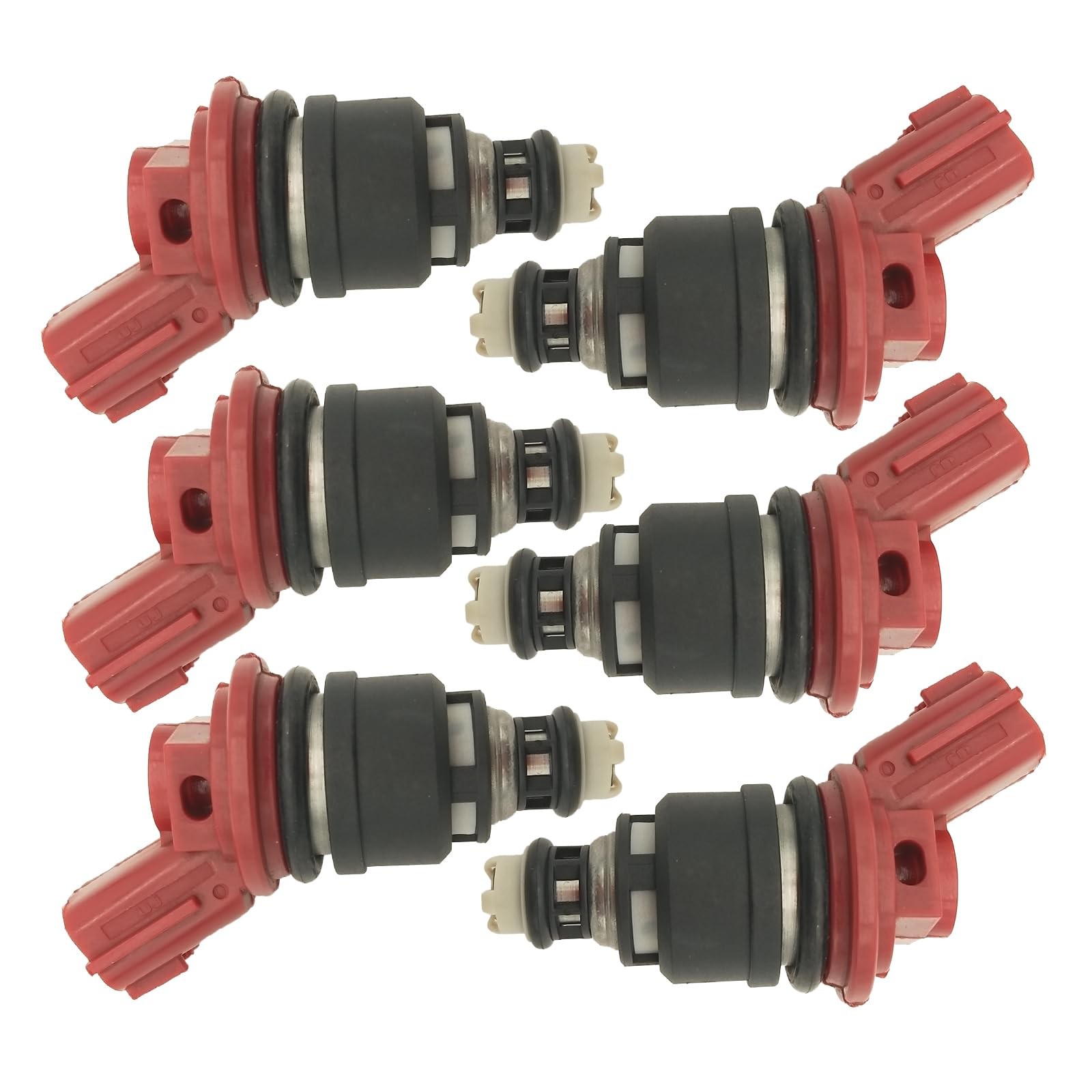 JESBEN 16600-96E01 6pcs Fuel Injectors 4 3.6 cubic inches, as pic showed