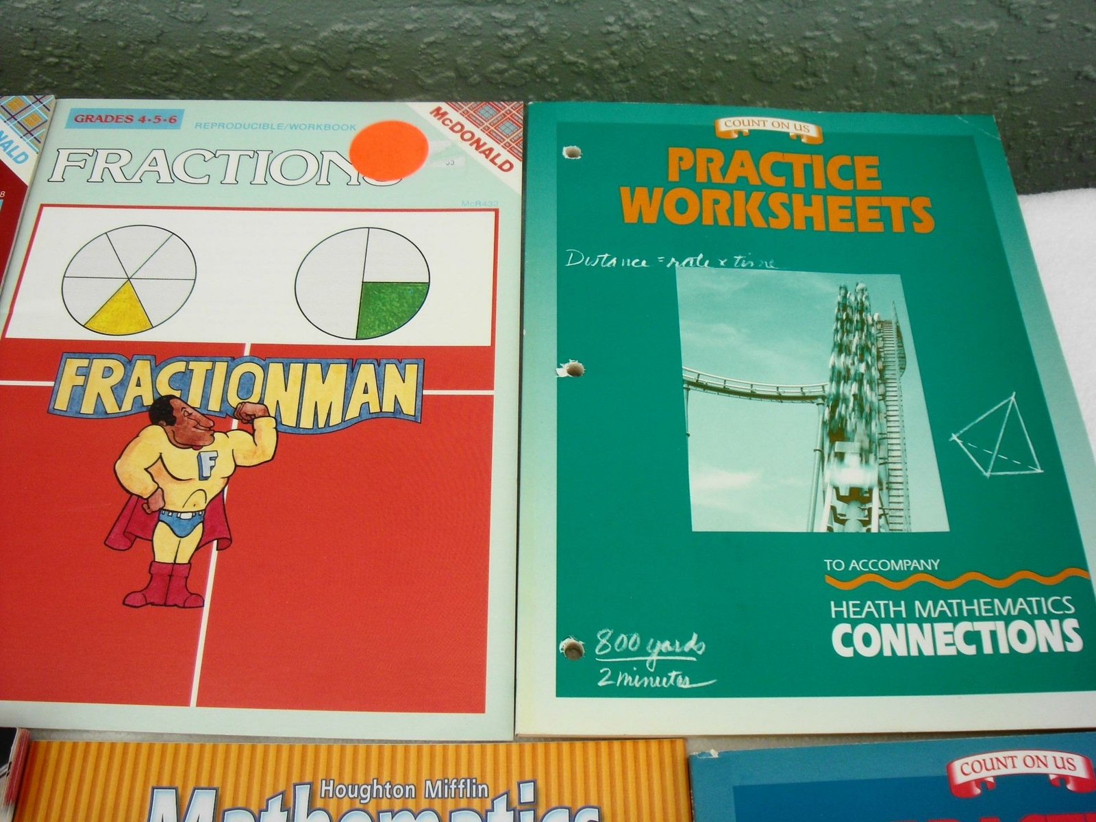 Lot 11 Home School Workbooks Elementary Math Reading Flash Cards Grades 3 4 5 6