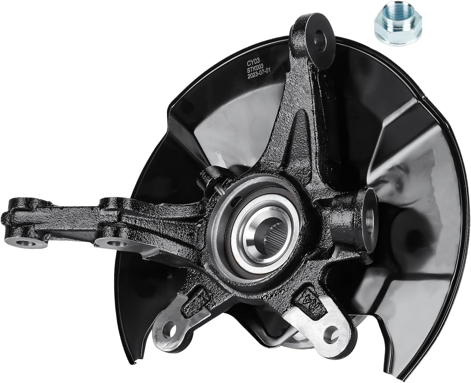 Front Right Steering Knuckles Wheel Bearing Hub Assembly Fit for Honda Civic 1.3