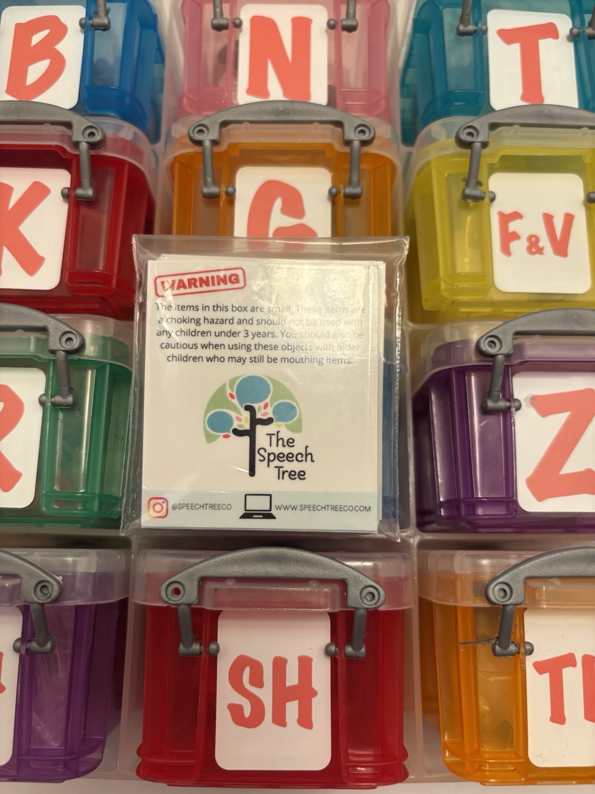 Speech Therapy Speech Sound Boxes