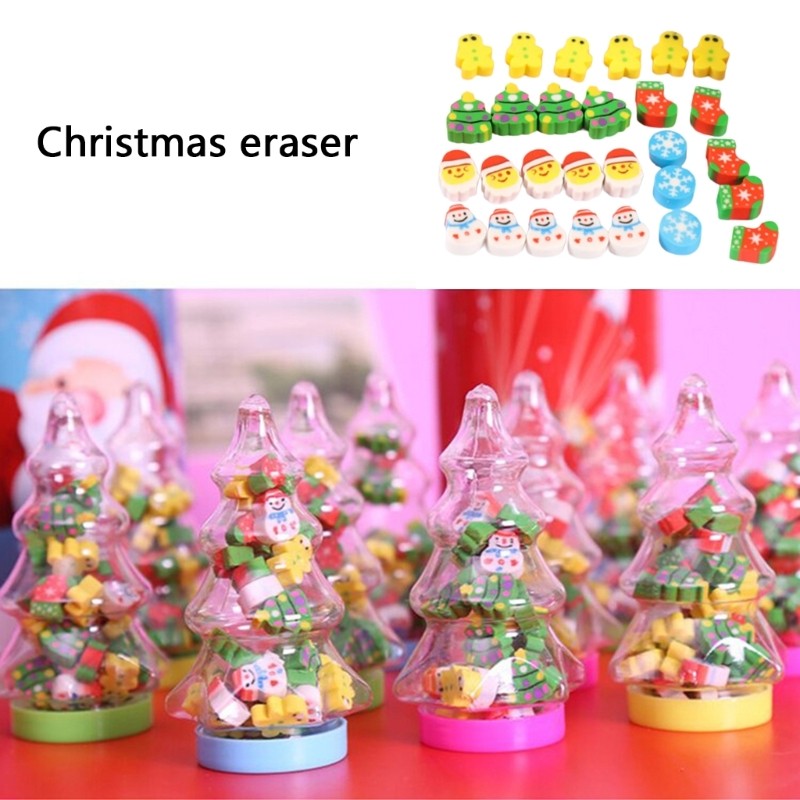 230Pcs Christmas Erasers In Bottle for Kids Boys Girls Holiday Present, Christma