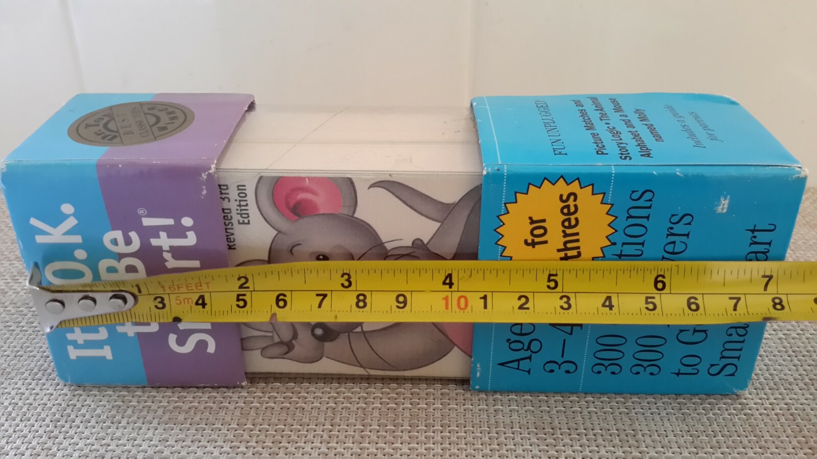 2007 Brain Quest for Threes Revised 3th Edition 300 Questions Ages 3-4 Pre-own