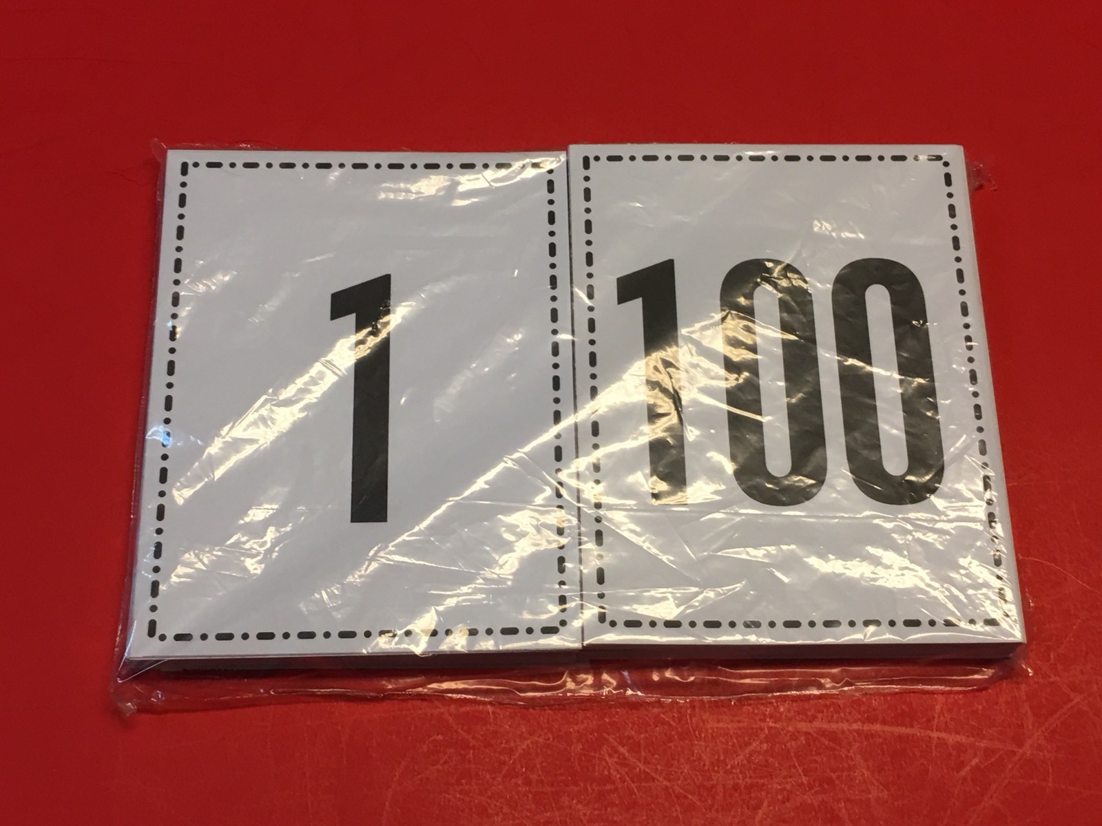 Full Sized – Numbers 1-100 flash cards. 5.5 x 4.25 Pre-k, Preschool Math Number