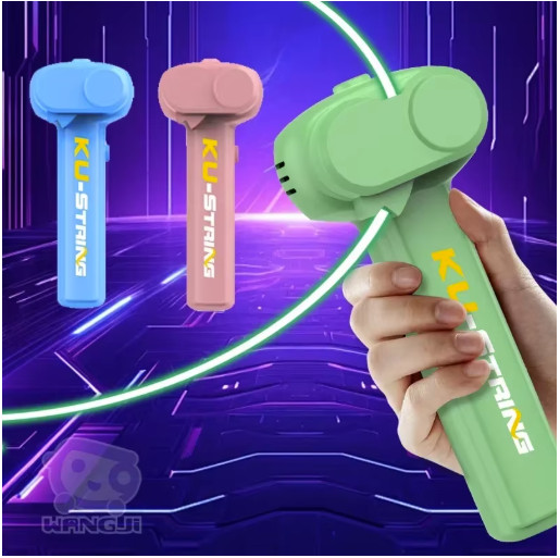 Light Toy String Glow In The Dark String Rope Launcher Luminous Portable Handhel