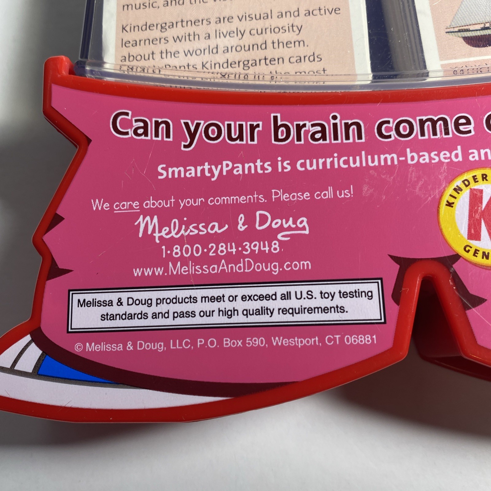 Melissa & Doug Smarty Pants Kindergarten 108 Brain-Building Cards Games Puzzles