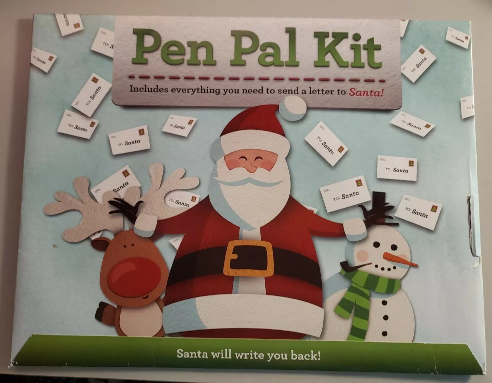 Santa Claus Map Of The World OR Santa Letter Pen Pal Kit **Your Choice**