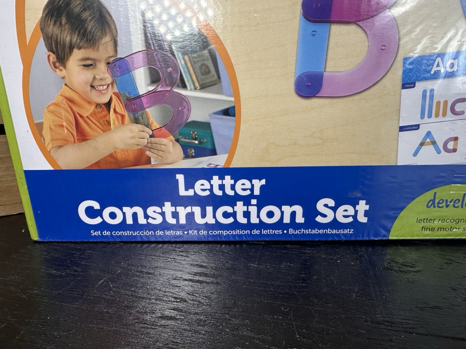 Learning Resources Letter Construction Activity Set Ages 3 & Up Preschool – New!