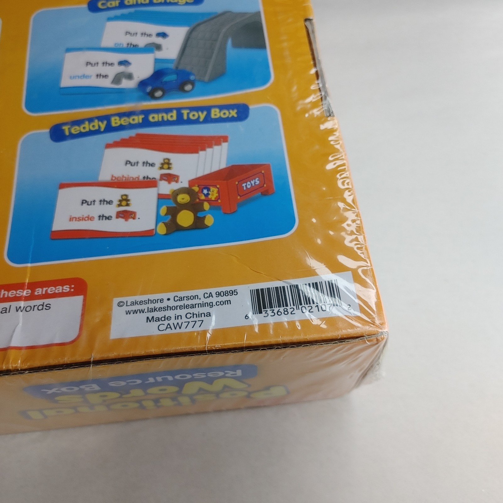 Lakeshore Positional Words Resource Box Ages 3+ PP949 Sealed (READ)