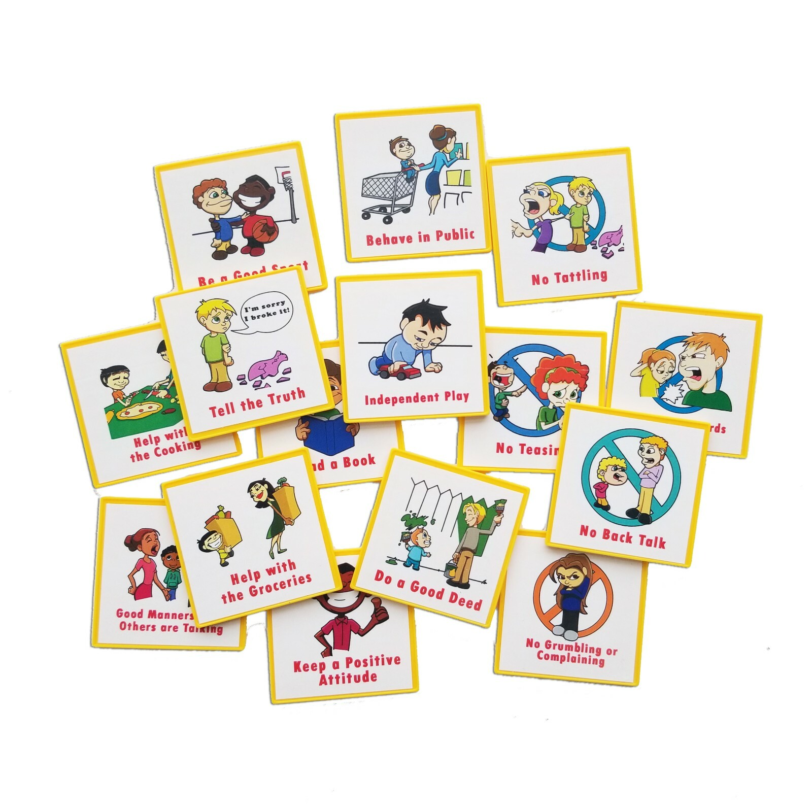 Kenson Kids I Can Do It reward chart Supplemental Behavior Pack, 15 Tasks