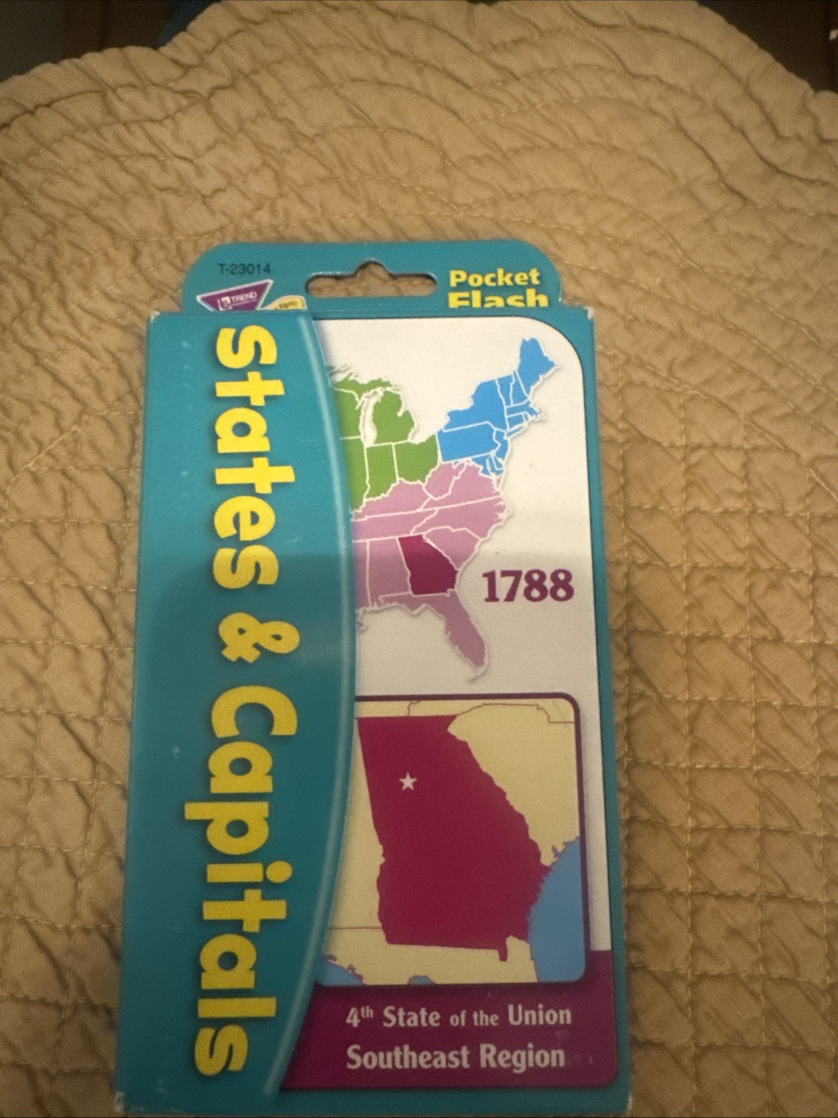 States & Capitals Pocket Flash Cards