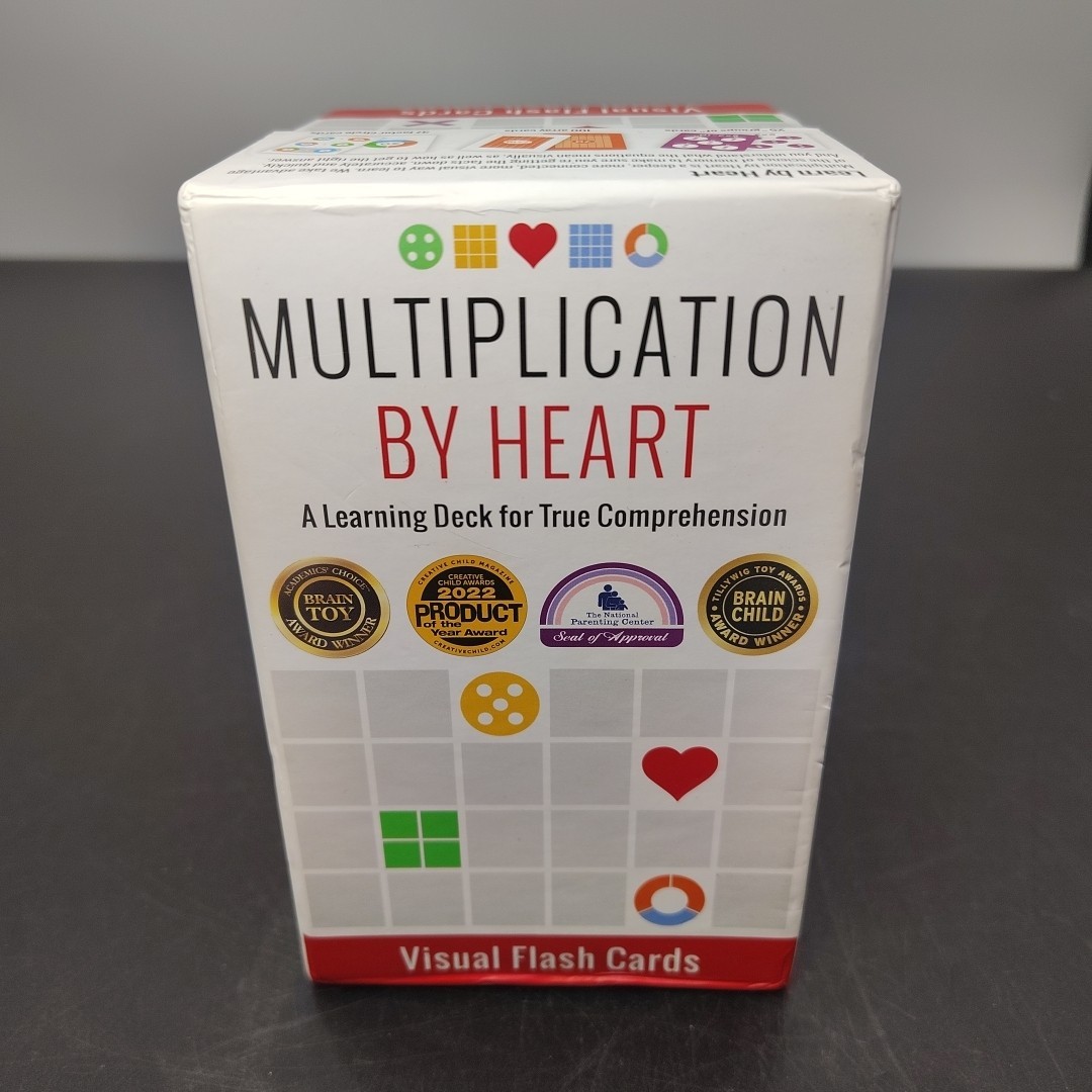 Math for Love Multiplication By Heart Visual Flash Cards for Multiplication