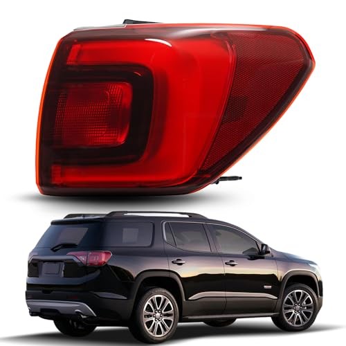Black Tail Lights Assembly Compatible With 17-19 Black Right Passenger Side