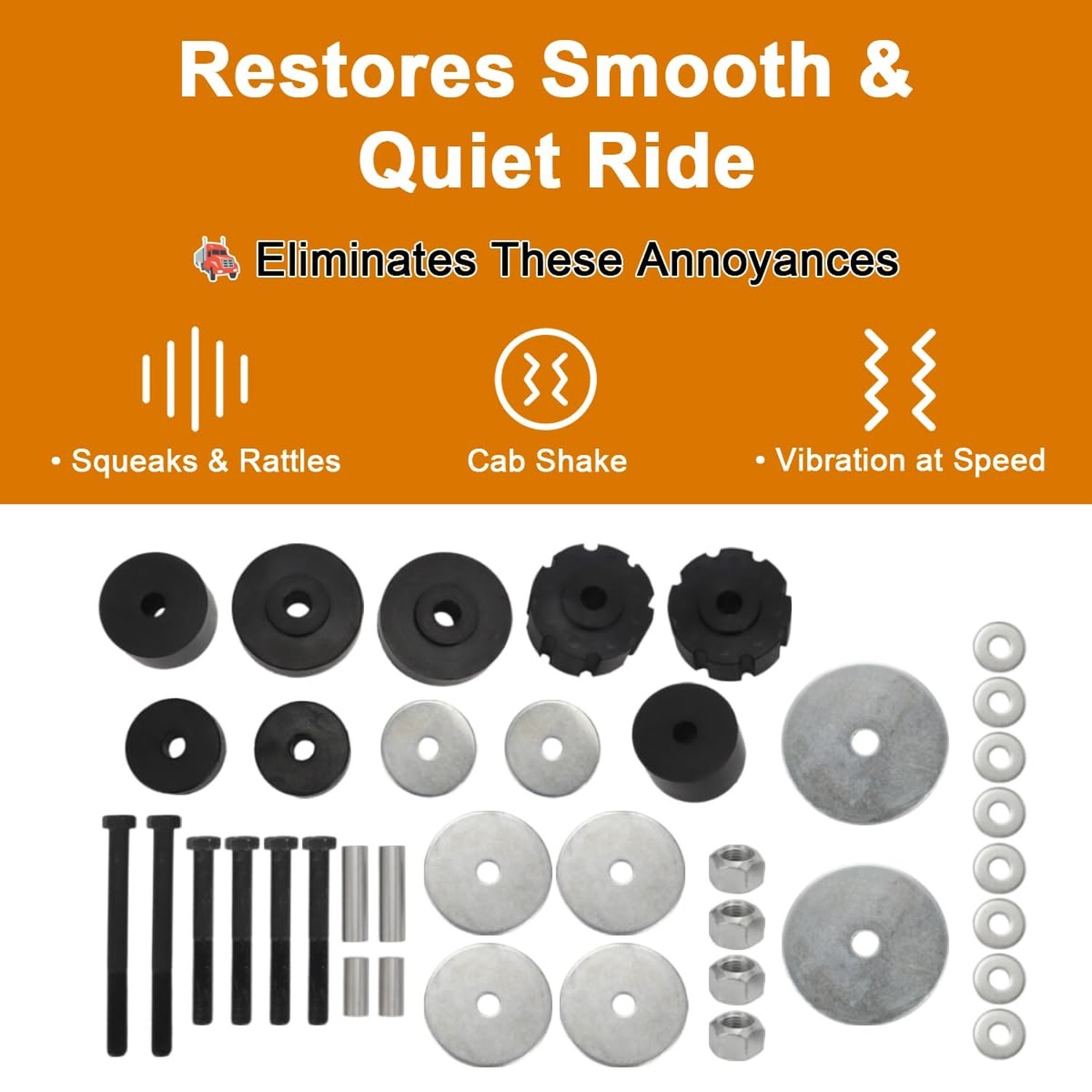 36 Pcs Cab Body Mount Kit for Ford F100 F250(1967-1972), Replacement for C7TZ…