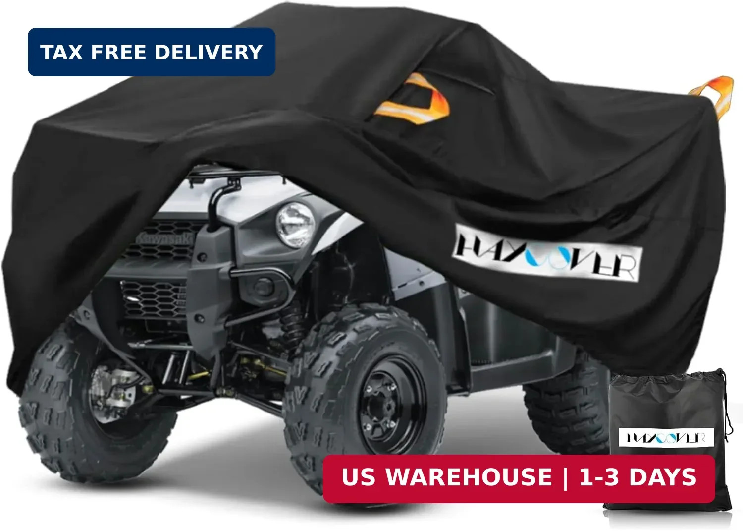 ATV Cover, Waterproof for Polaris Sportsman Yamaha Grizzly Honda FourTrax Kawasa