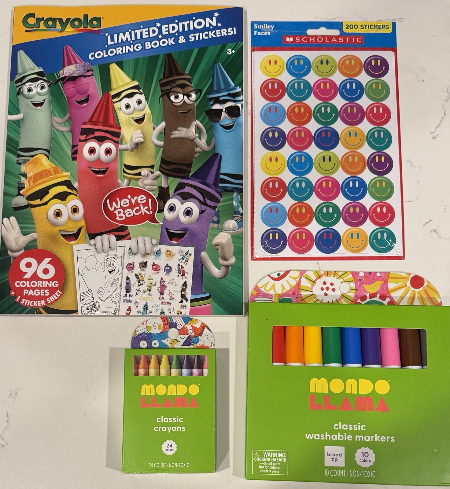 Preschool ABC Learning Activity Kit Magnetic Letters Coloring Book Markers