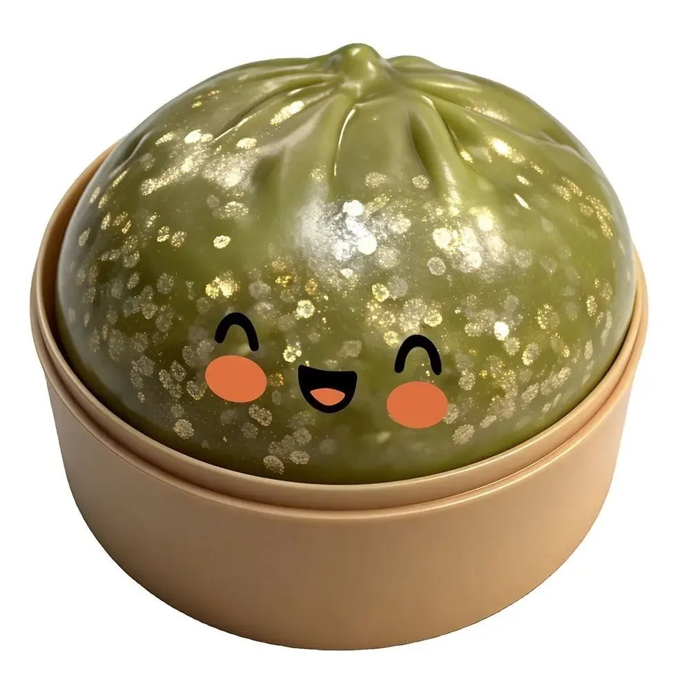 Five Below Mystery Squishy Bun Dumpling RARE GLITTER Limited Edition