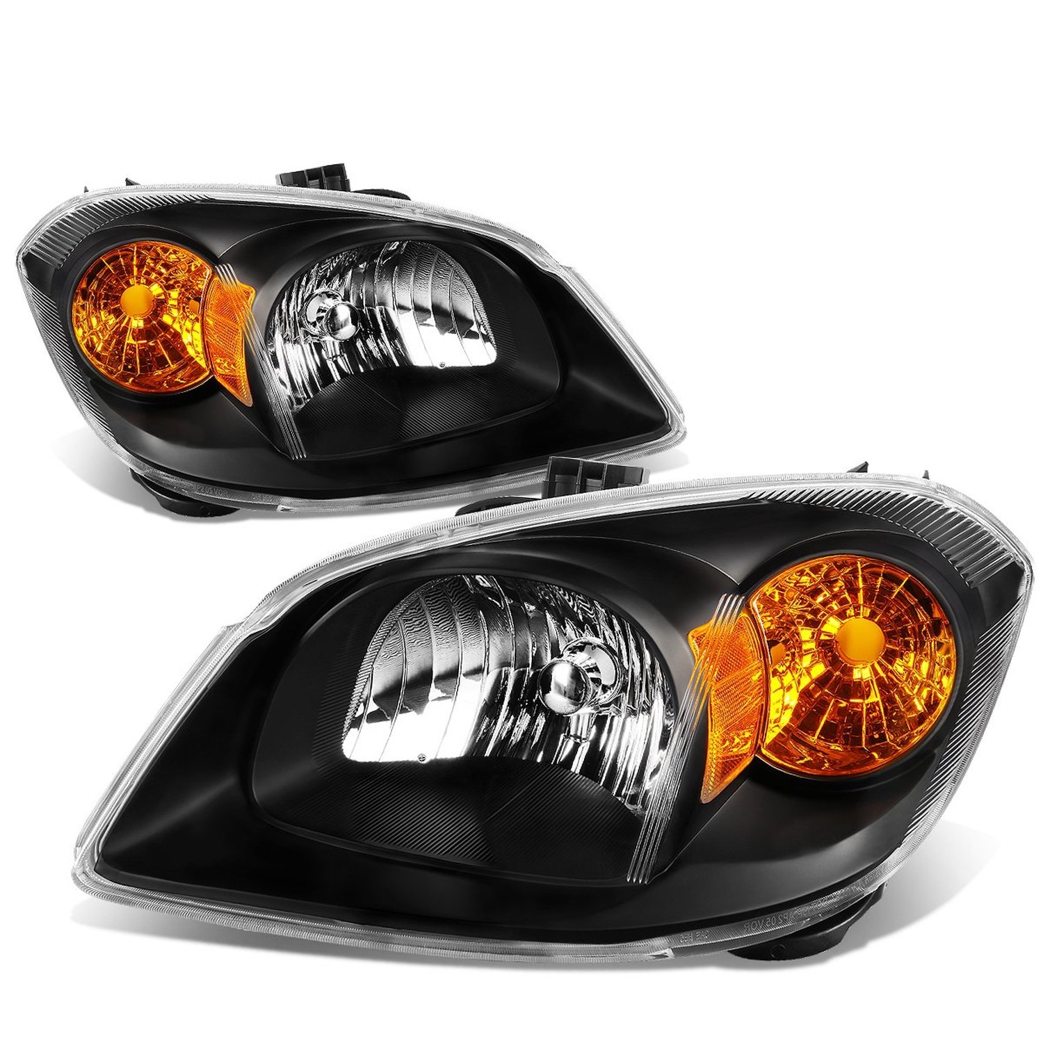 DNA MOTORING HL-OH-CC05-BK-AM Black Housing Amber Corner Headlights Compatibl…