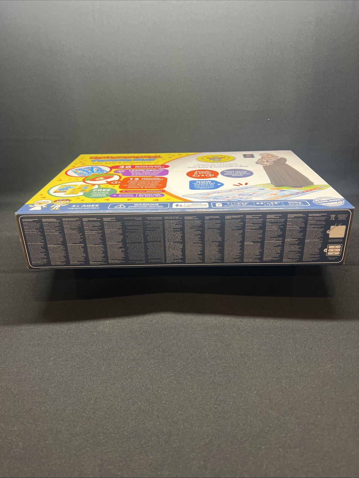 Educational Prayer Mat SALAH 15 different languages 36 Sensitive Keys NEW SEALED
