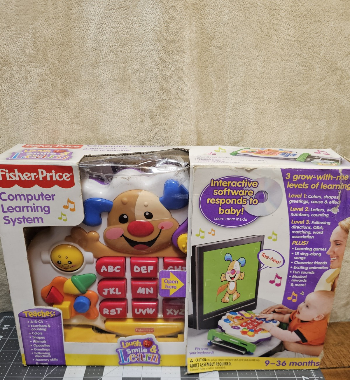 Fisher Price Computer Learning System 9- 36 Months New ABC Laugh Smile Learn
