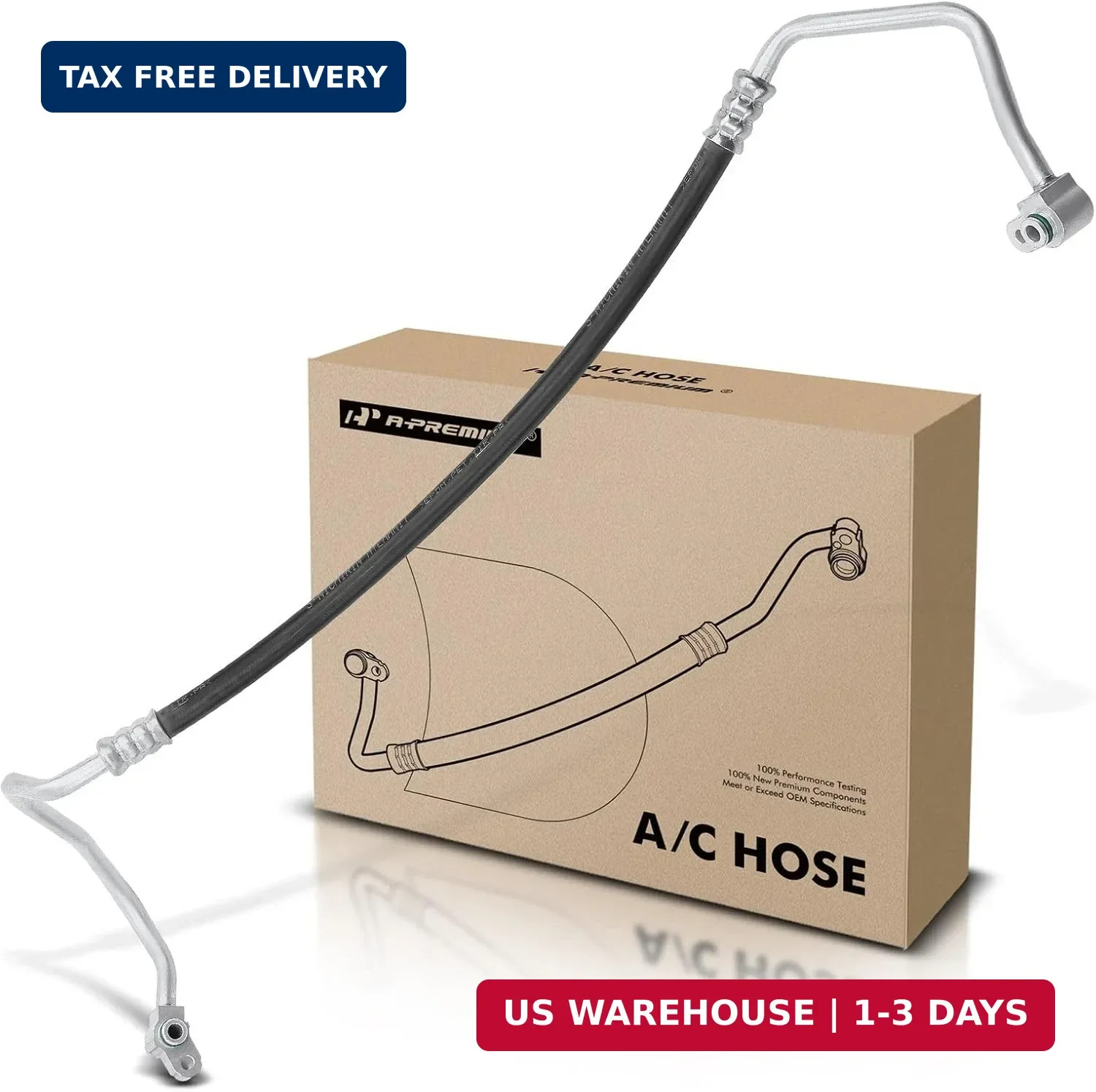 A/C Discharge Line Hose Assembly Compatible with Toyota Corolla 2009-2013