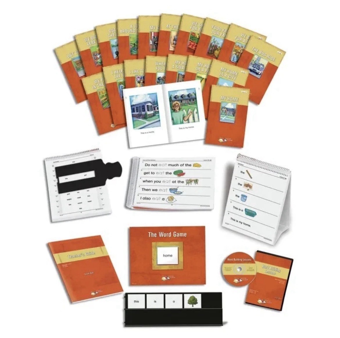 PCI Education Level One Reading/Phonics Activity Sheets, Orange, Ages 5-12