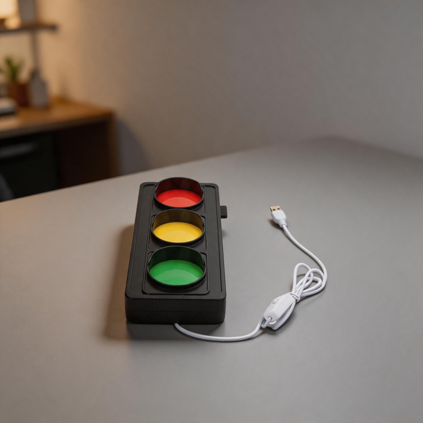USB Powered LED Wall Light Traffic Signal Lamp for Restaurant Cafe Bar Decor