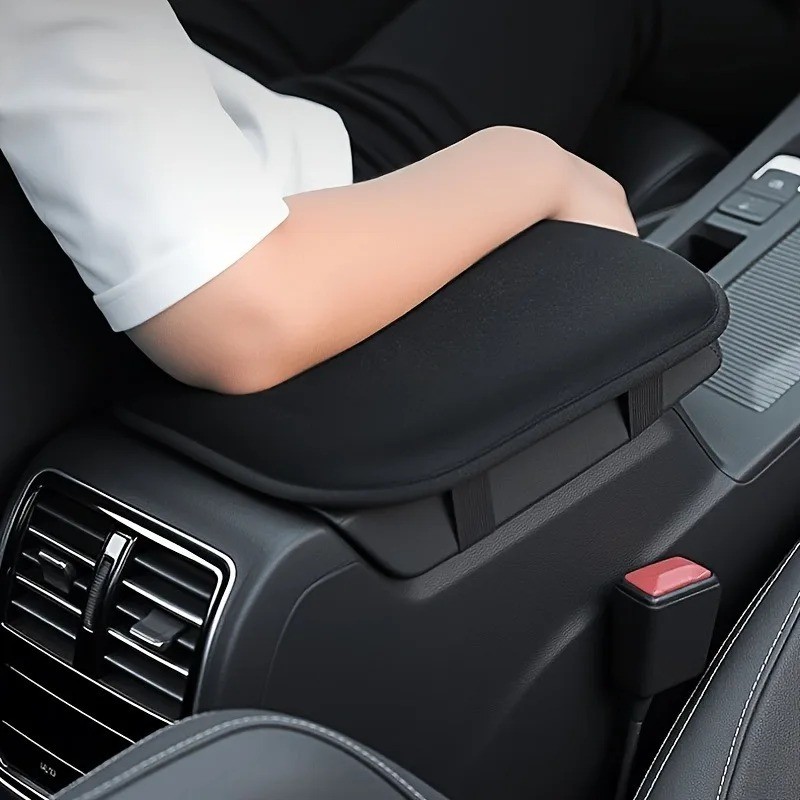 Plush Car Armrest Pad for Center Console Comfort Cover
