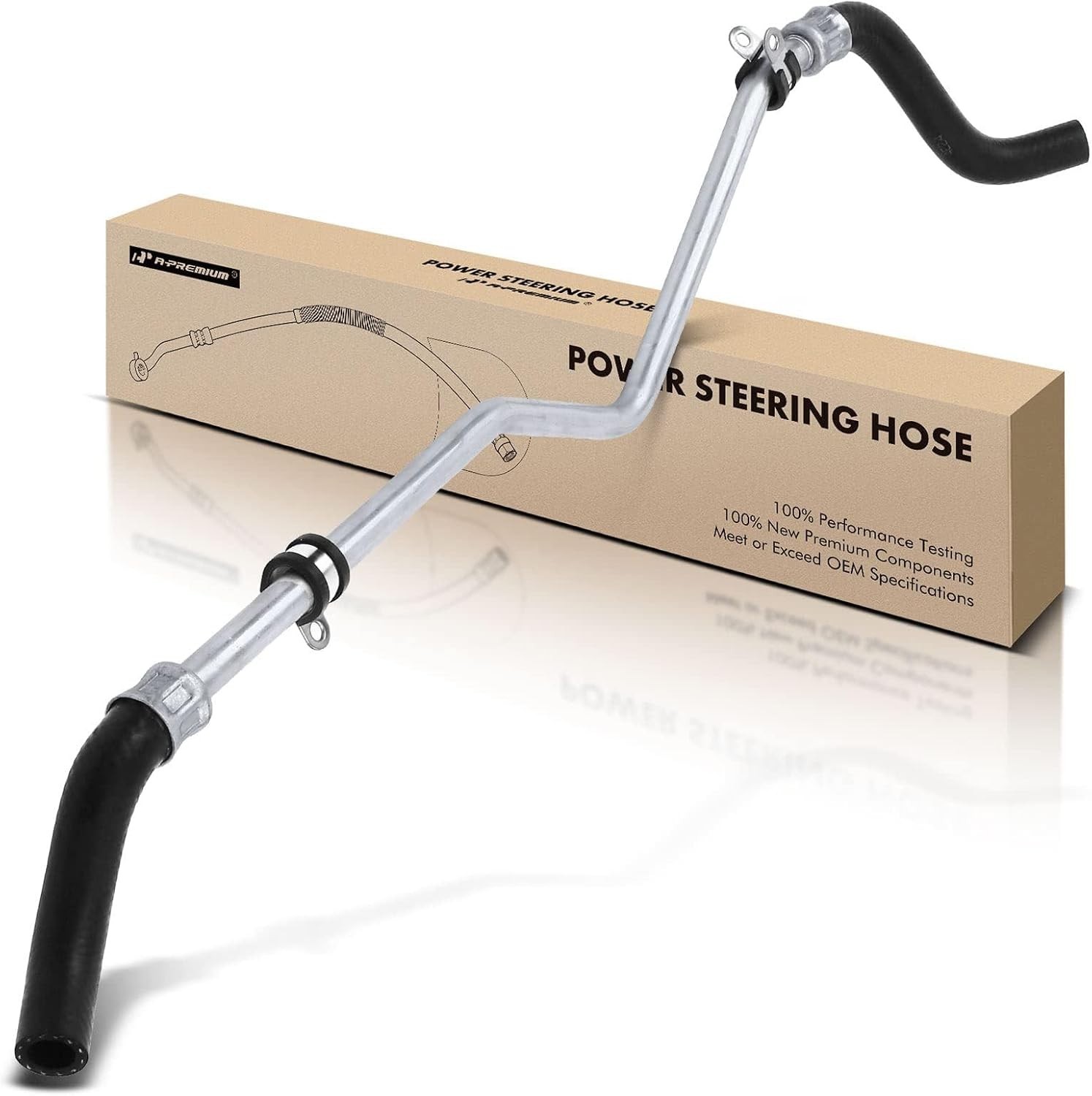 Power Steering Reservoir/Suction Line Hose Assembly Compatible with Volkswage…