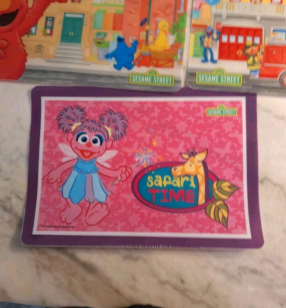 Sesame Street Colors 2002 Activity Mat Preschool Homeschool Lot Of 4 2009